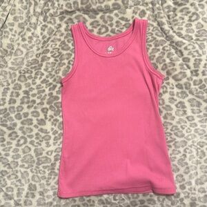 Girls Justice pink tank top! Size 12!